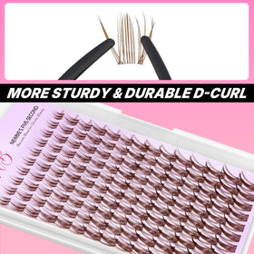 Emballage du kit de cils Manga Marron VEYESBEAUTY