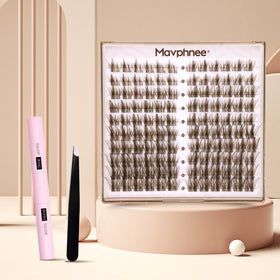Emballage du kit de cils Mavphnee avec détails