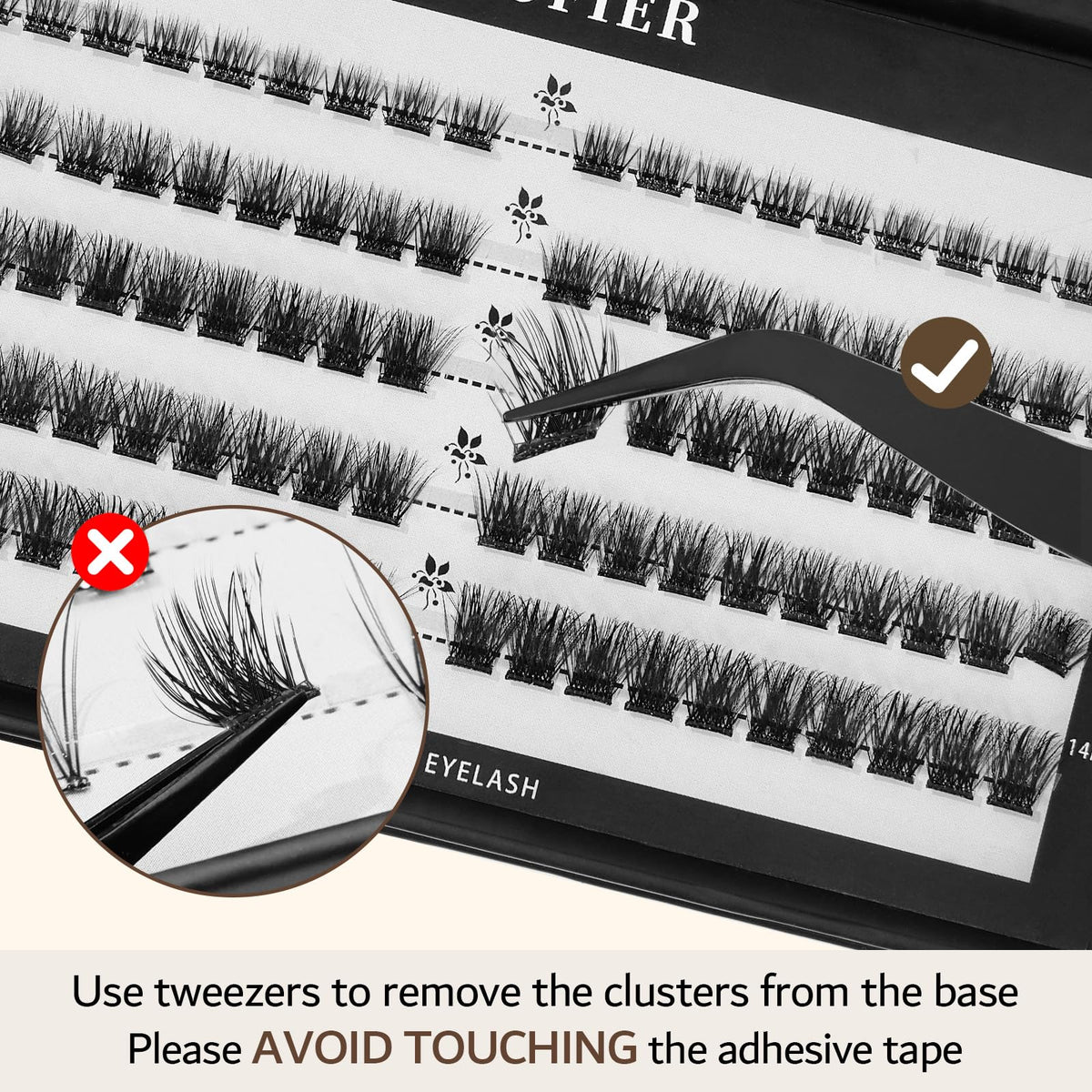 Emballage du kit de cils Wispy CoFier