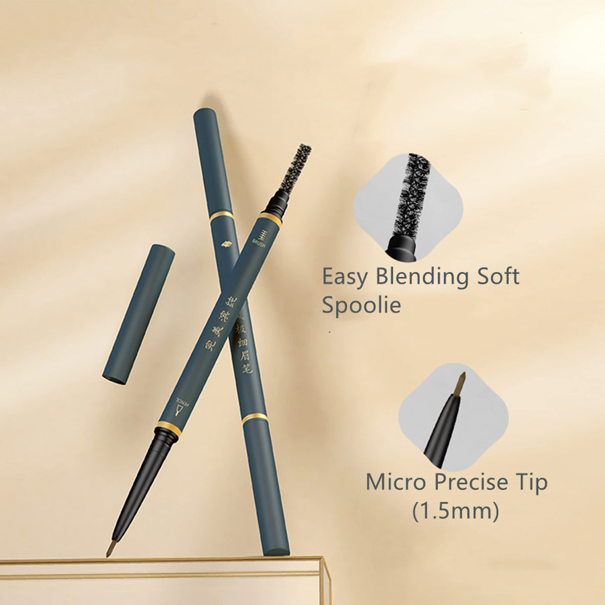 Emballage du kit de crayons à sourcils BECHY