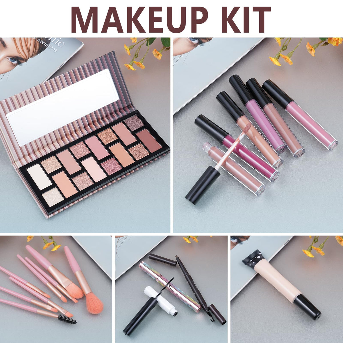 Emballage du kit de maquillage Moobirlet