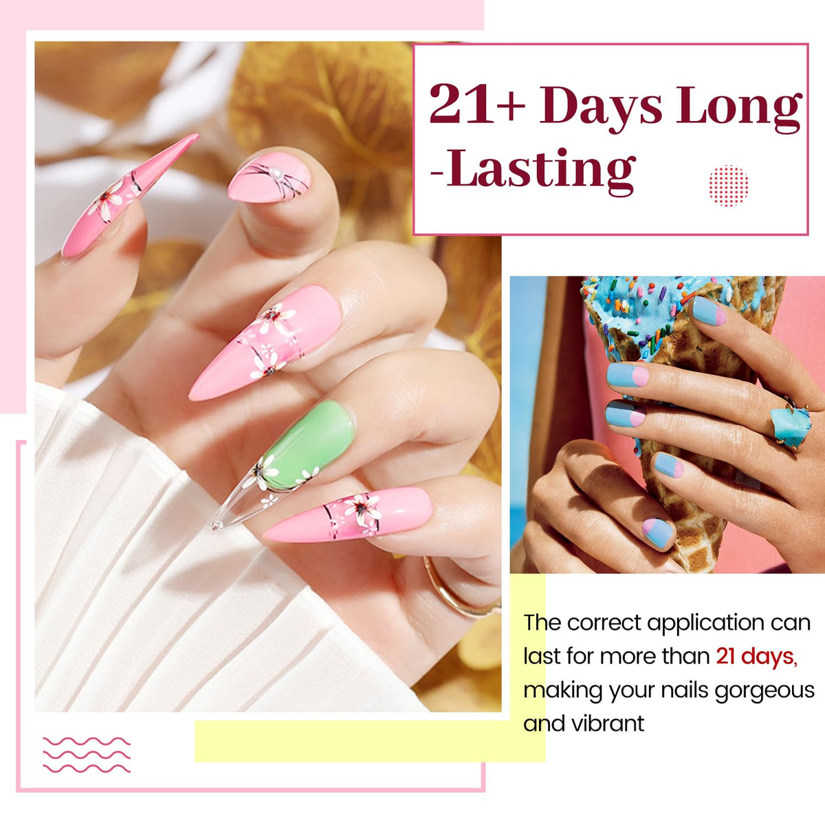 Emballage du kit de vernis à ongles JODSONE