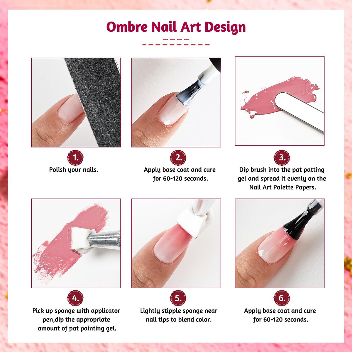 Emballage du kit de vernis gel JODSONE