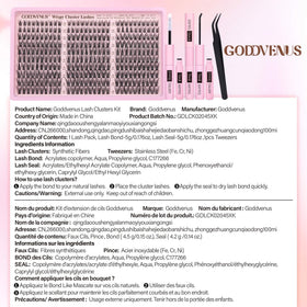 Emballage du kit Goddvenus montrant le contenu
