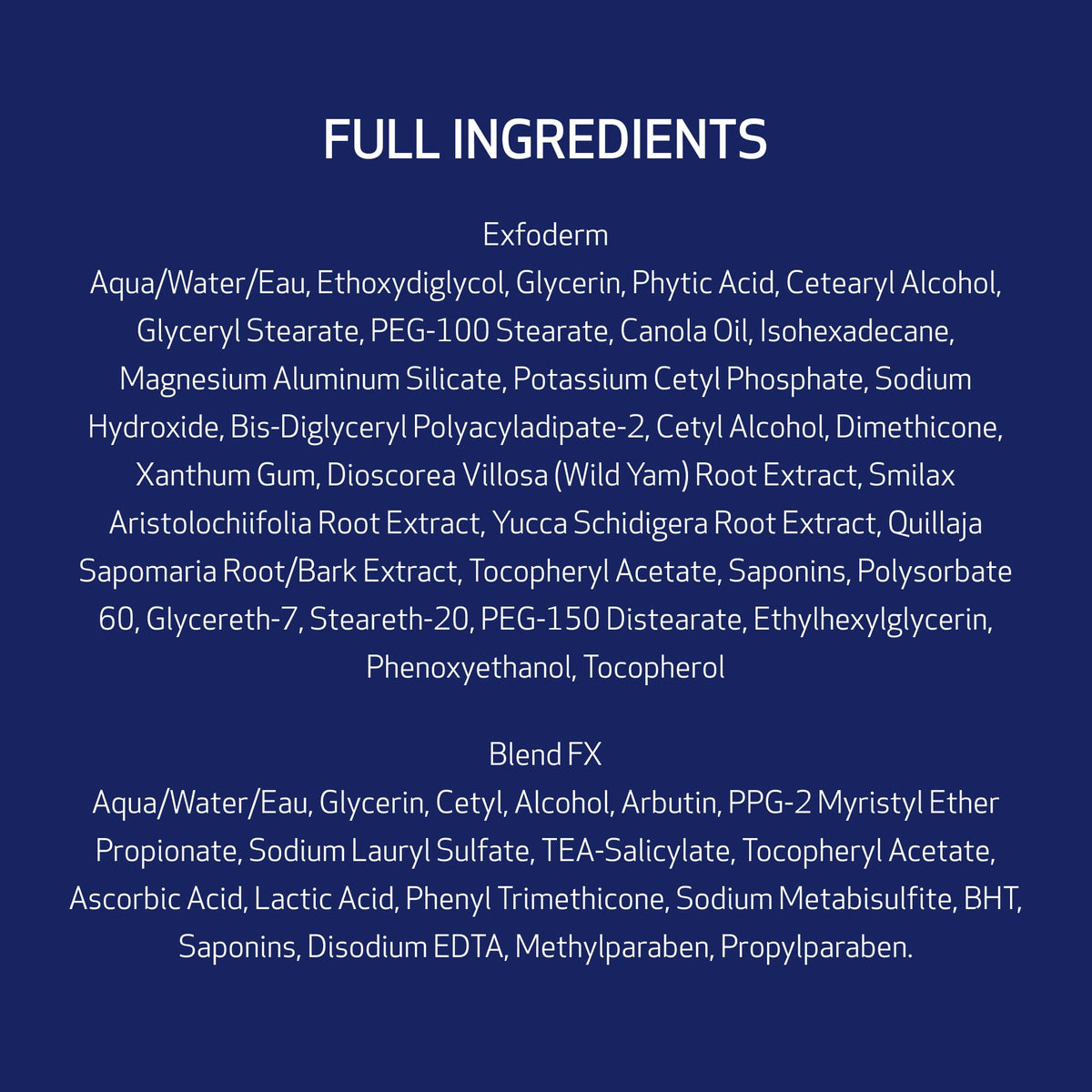 Emballage du kit Obagi Medical NuDerm Fx avec étiquettes