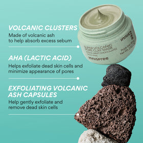 Emballage du masque en argile Super Volcanique à la menthe