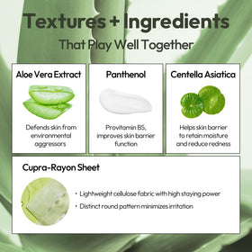 Emballage du masque en tissu LAPCOS Aloe Vera