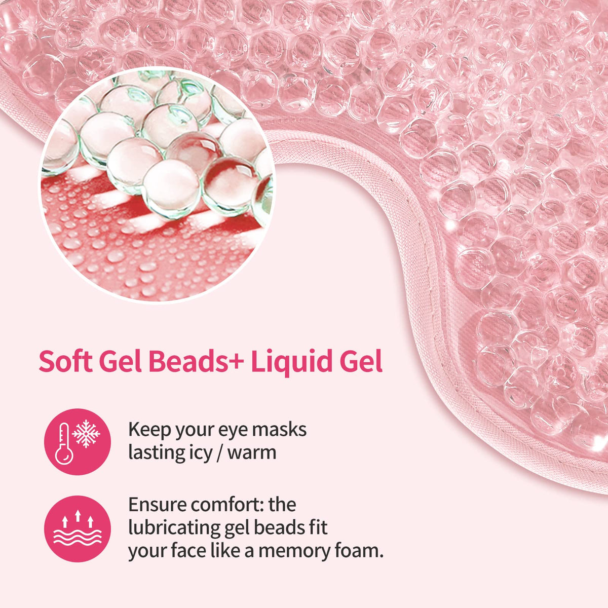 Emballage du masque gel pour les yeux CONSGIJI