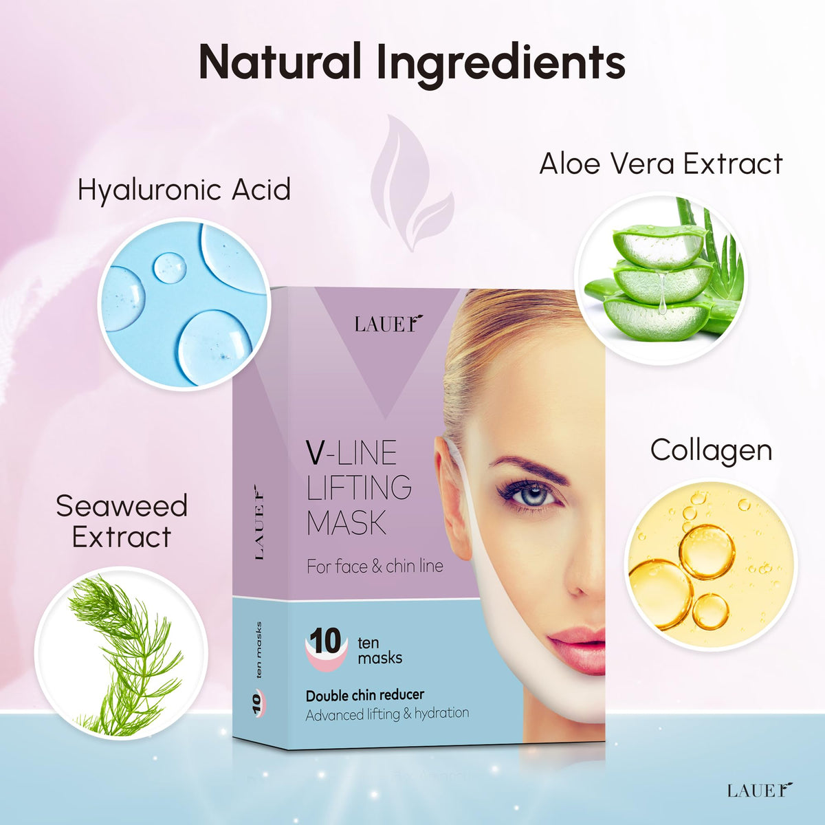 Emballage du Masque V Lifting LAUER COSMETIC