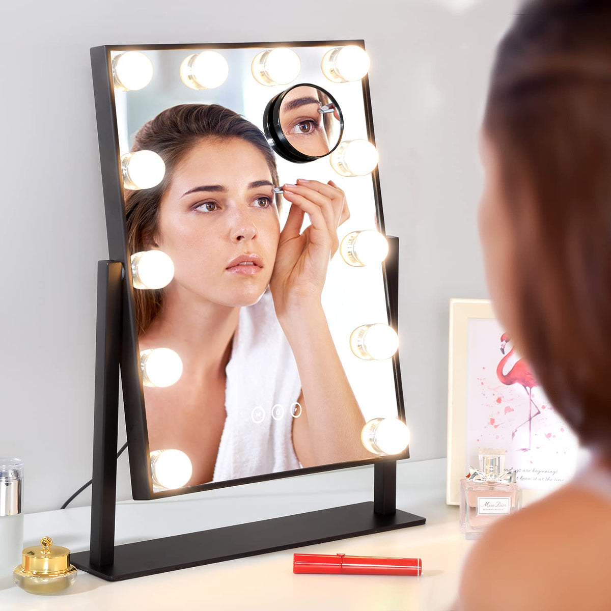 Emballage du miroir de maquillage Kotdning
