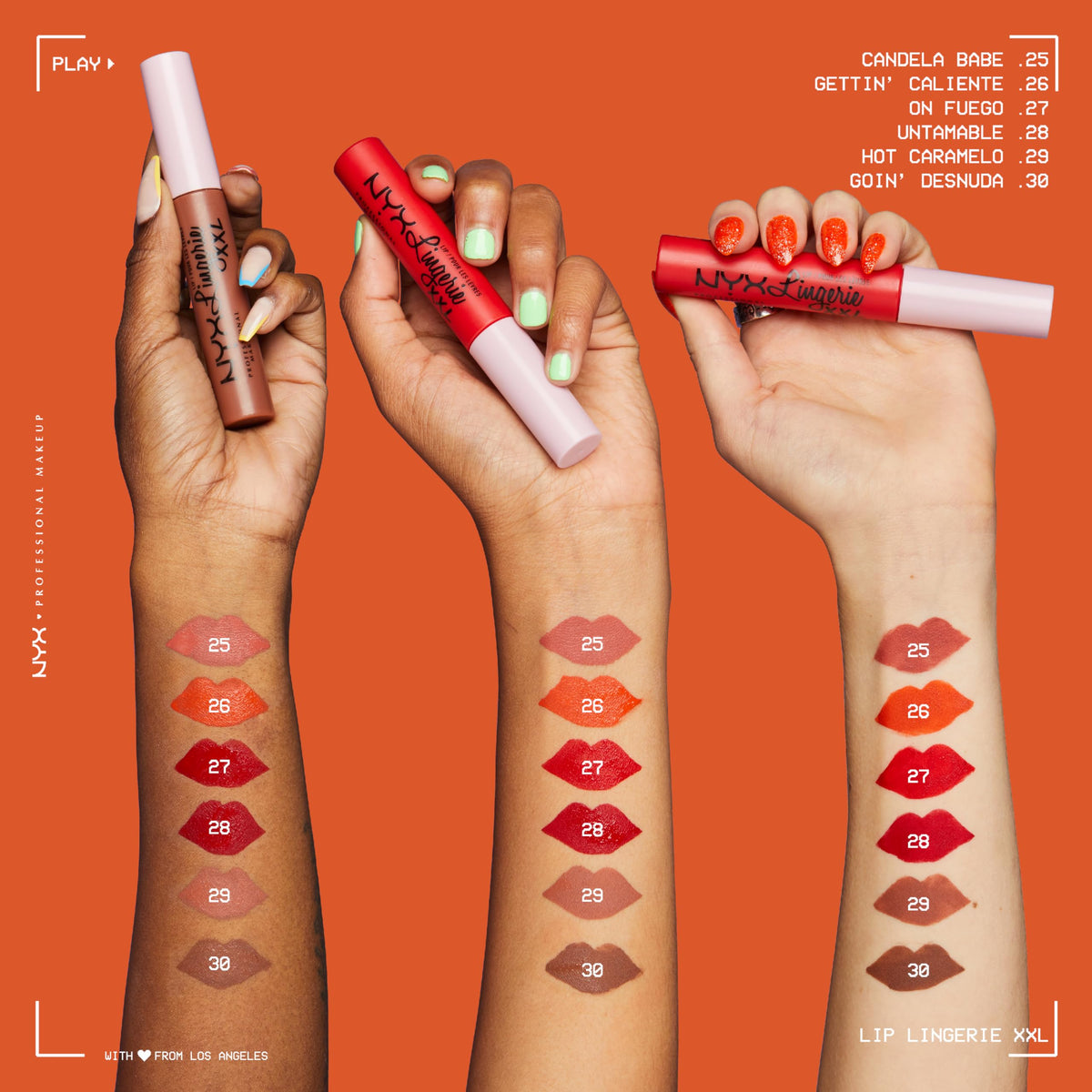 Emballage du NYX PROFESSIONAL MAKEUP Lip Lingerie XXL On Fuego