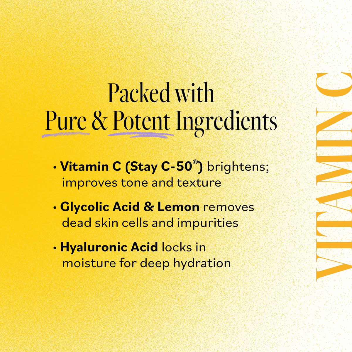 Emballage du Peeling Éclat Instantané à la Vitamine C de Derma E