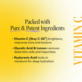 Emballage du Peeling Éclat Instantané à la Vitamine C de Derma E