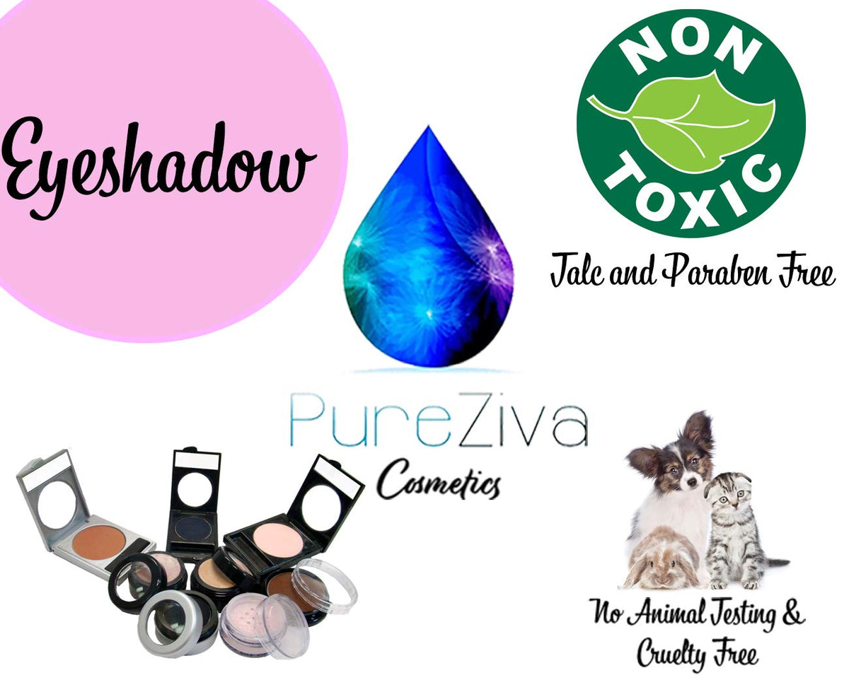 Emballage du Pure Ziva Fard à Paupières Mono Blanc Poudré