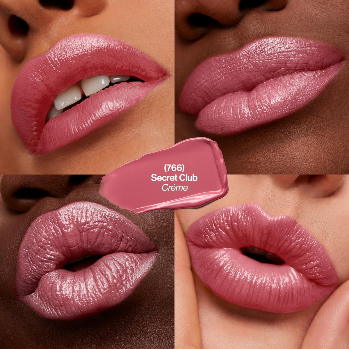 Emballage du rouge à lèvres REVLON Super Lustrous 766 Secret Club