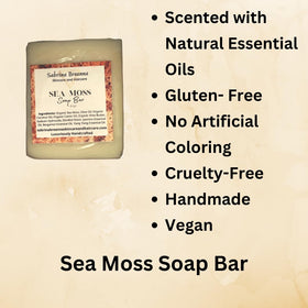 Emballage du savon à la mousse de mer Sabrina Breanna