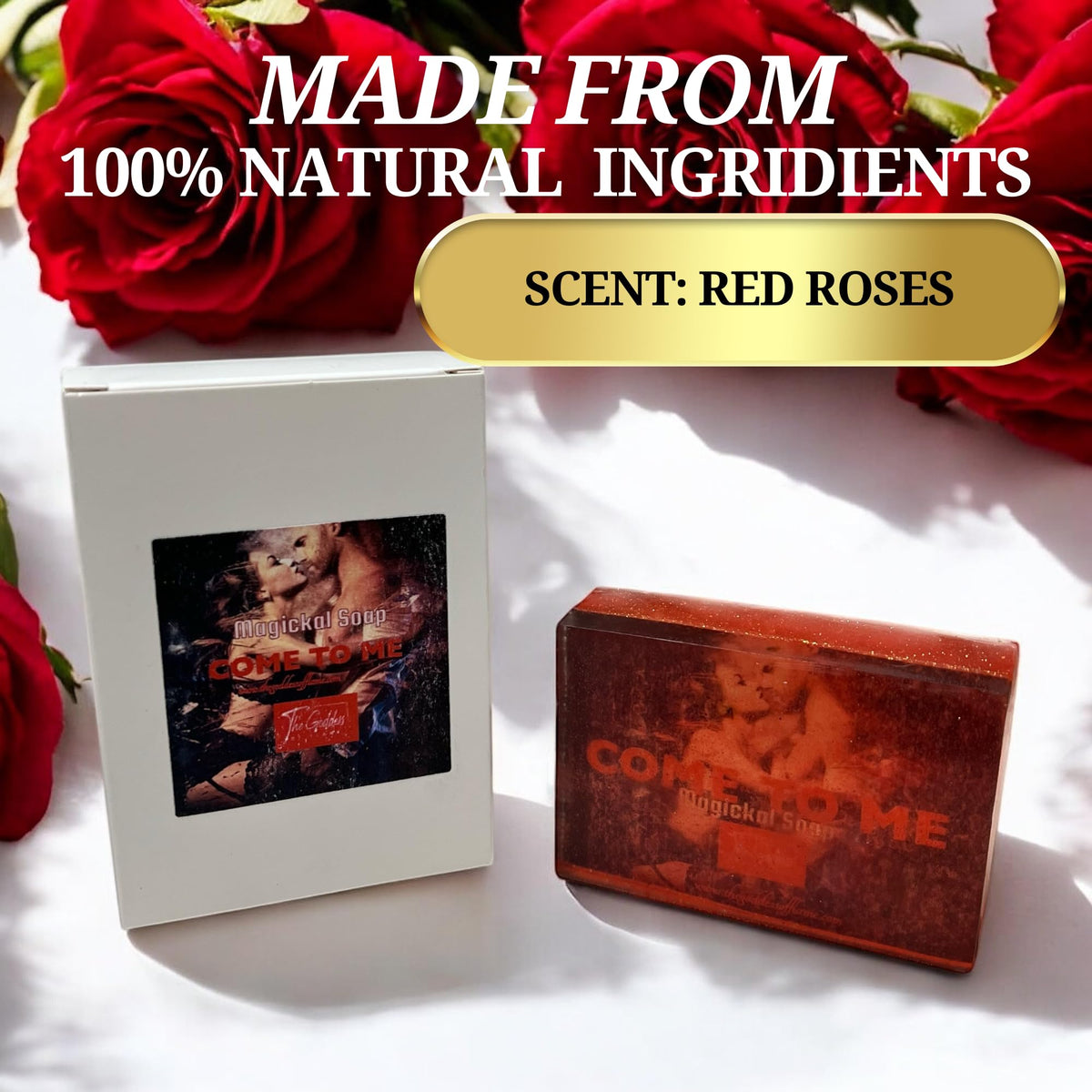 Emballage du Savon Chargé Spirituellement The Goddess of Flame