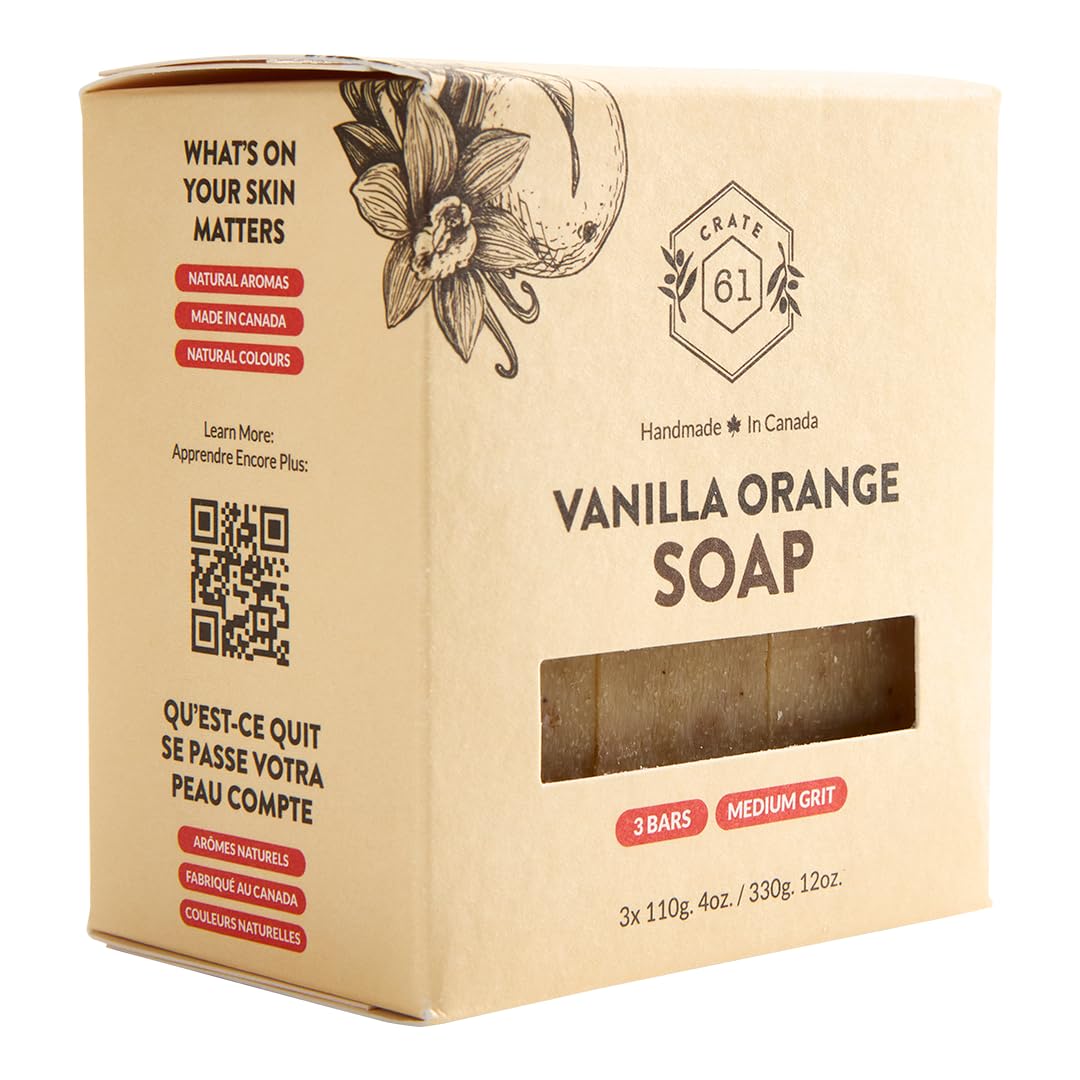Emballage du savon Crate 61 Organics 3 paquets