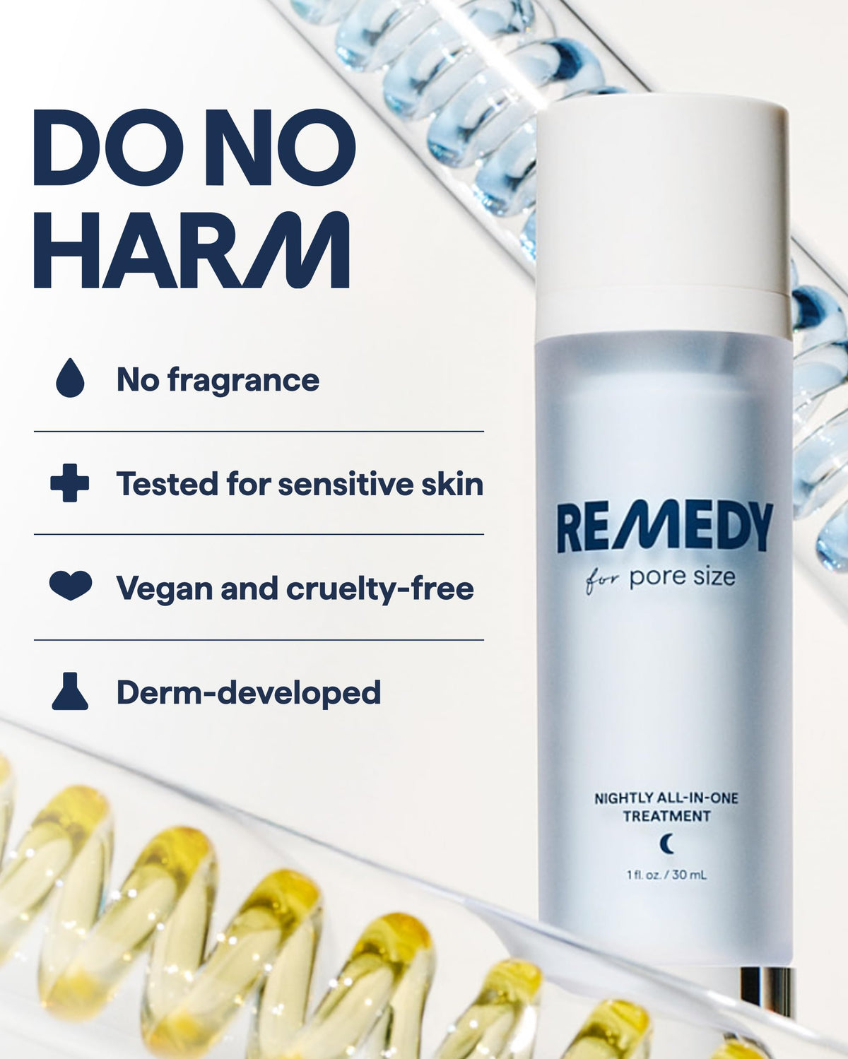 Emballage du sérum Remedy Science 100g