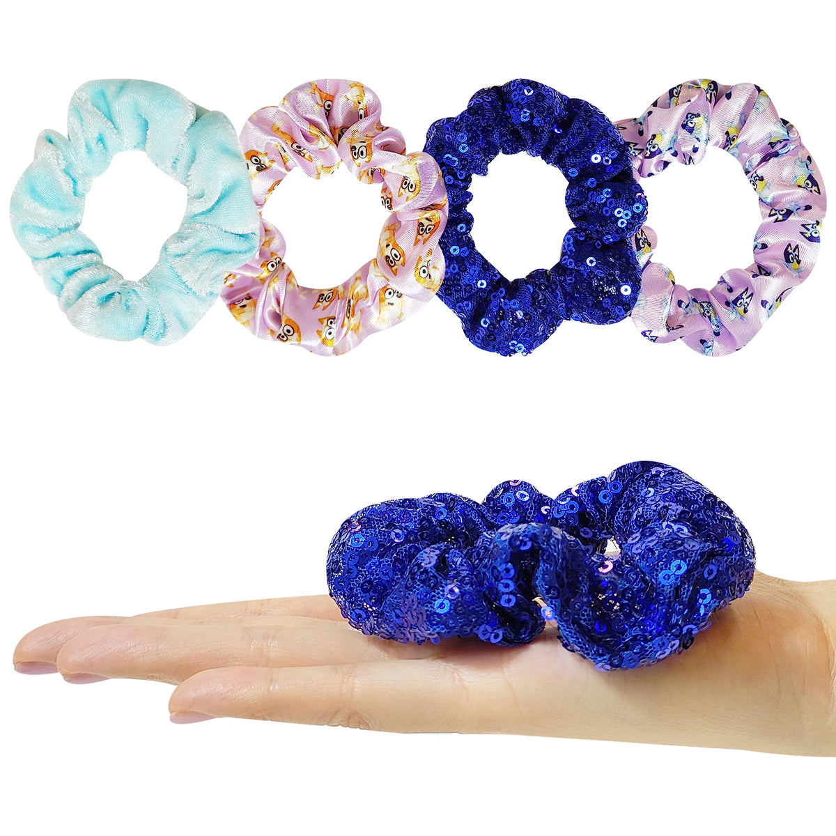 Emballage du set d'accessoires cheveux Bluey