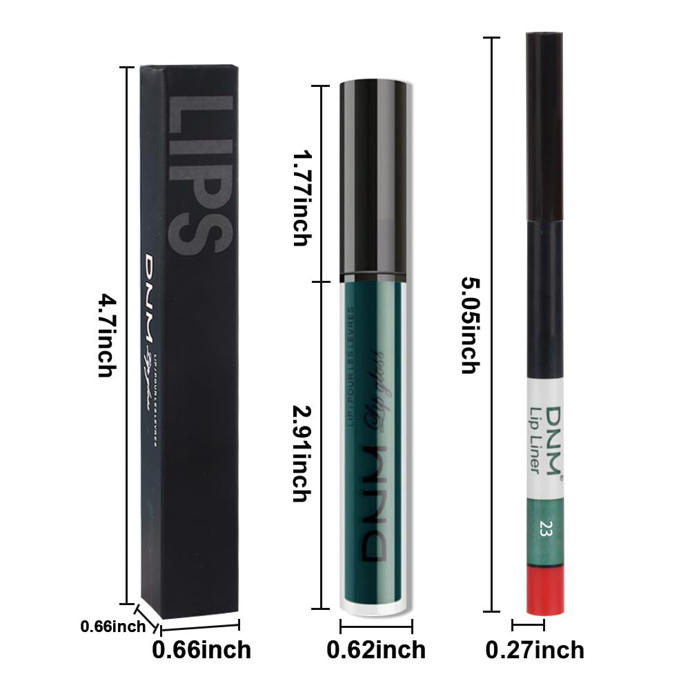 Emballage du set de maquillage evpct avec rouge à lèvres et crayon