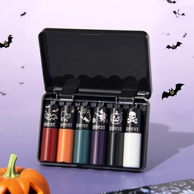 Emballage du set de rouge à lèvres Halloween QiBest