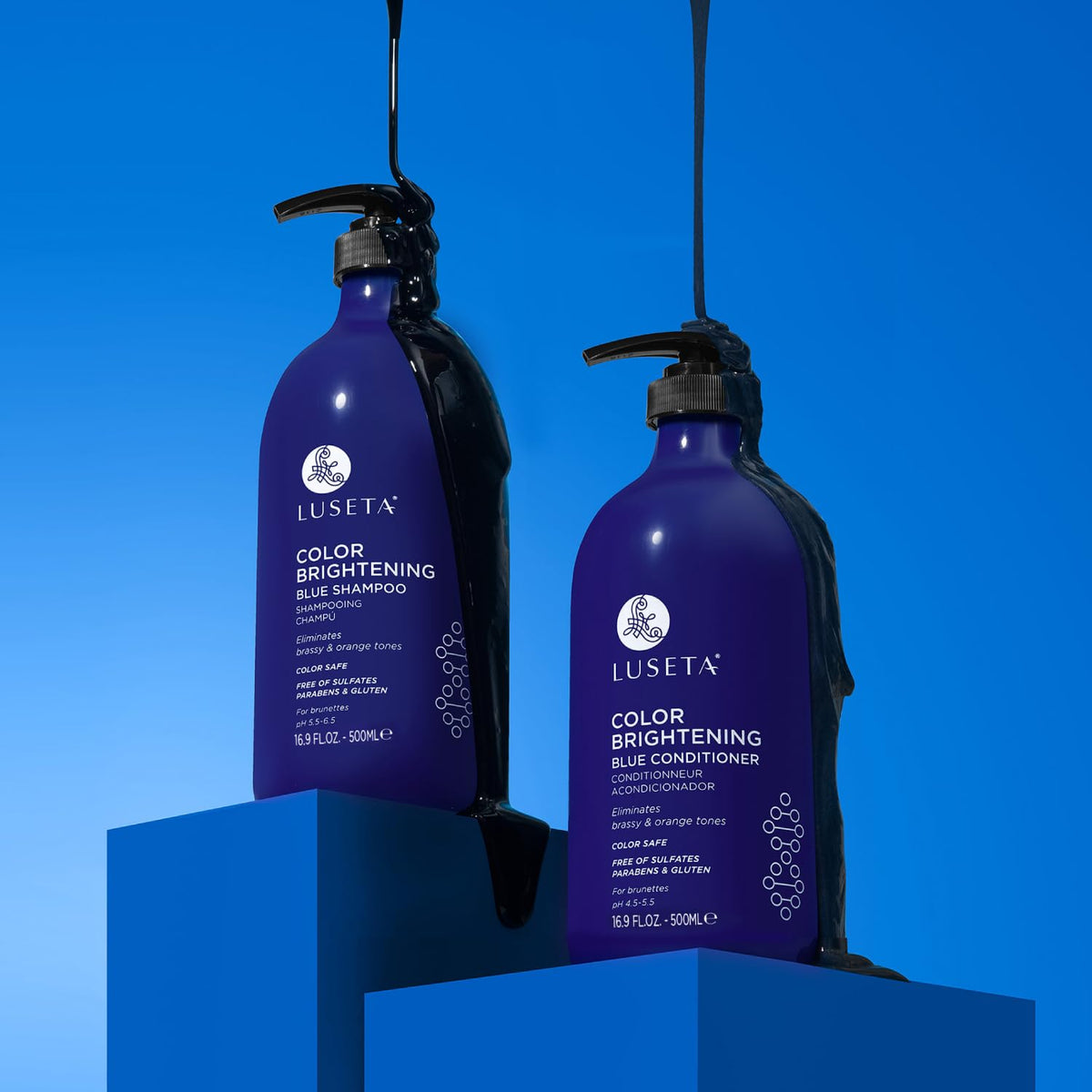 Emballage du set de shampooing et après-shampooing L LUSETA