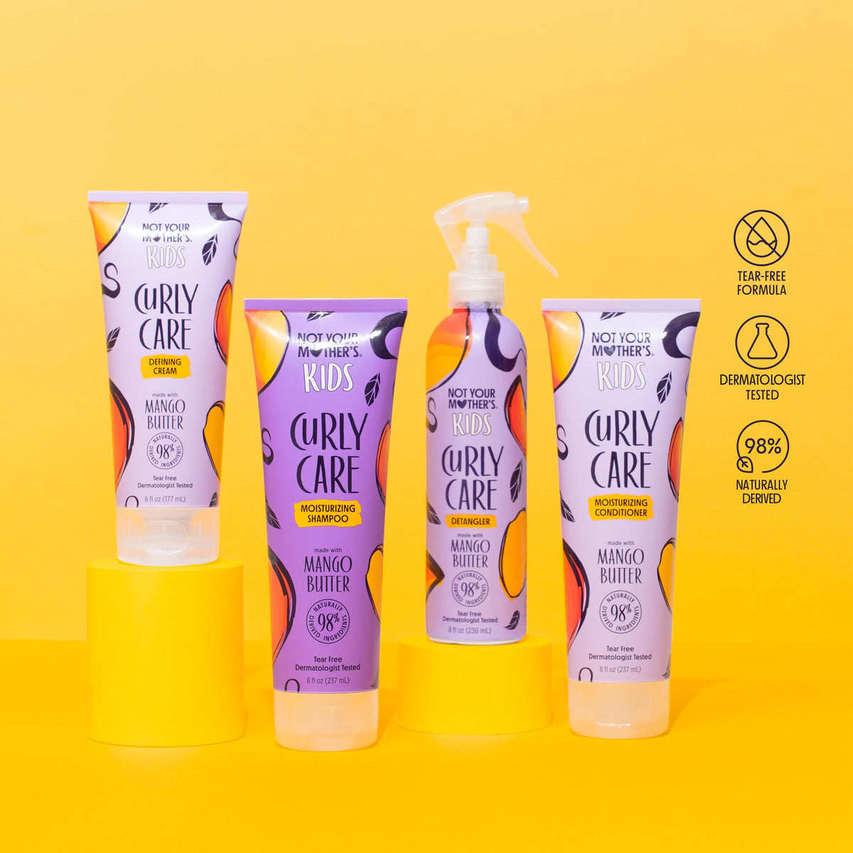 Emballage du set de soins capillaires Not Your Mother's pour enfants