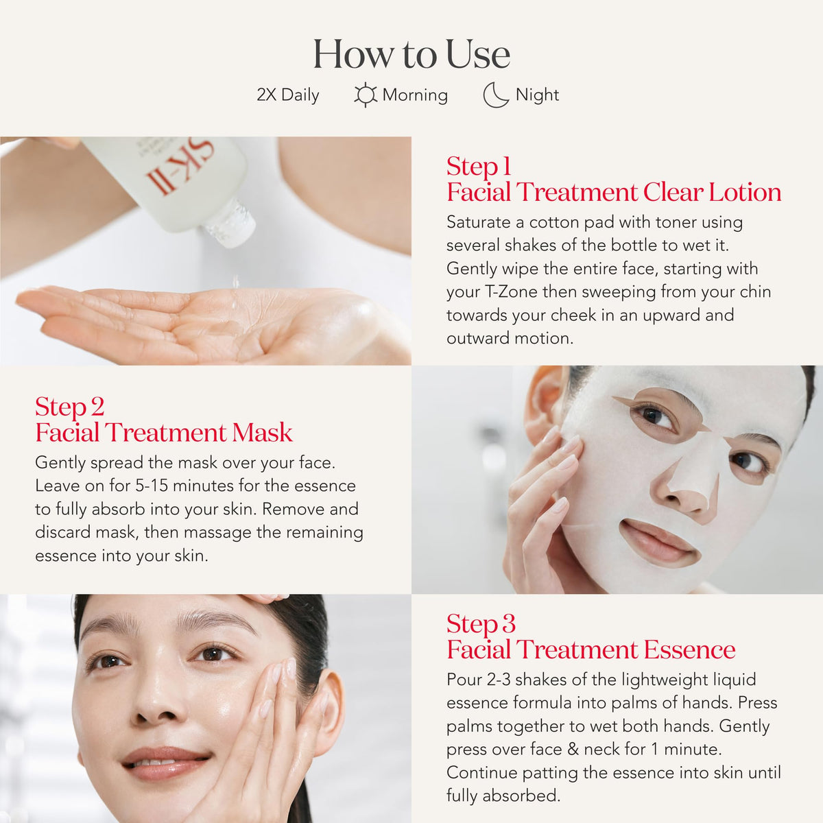 Emballage du set de soins SK-II