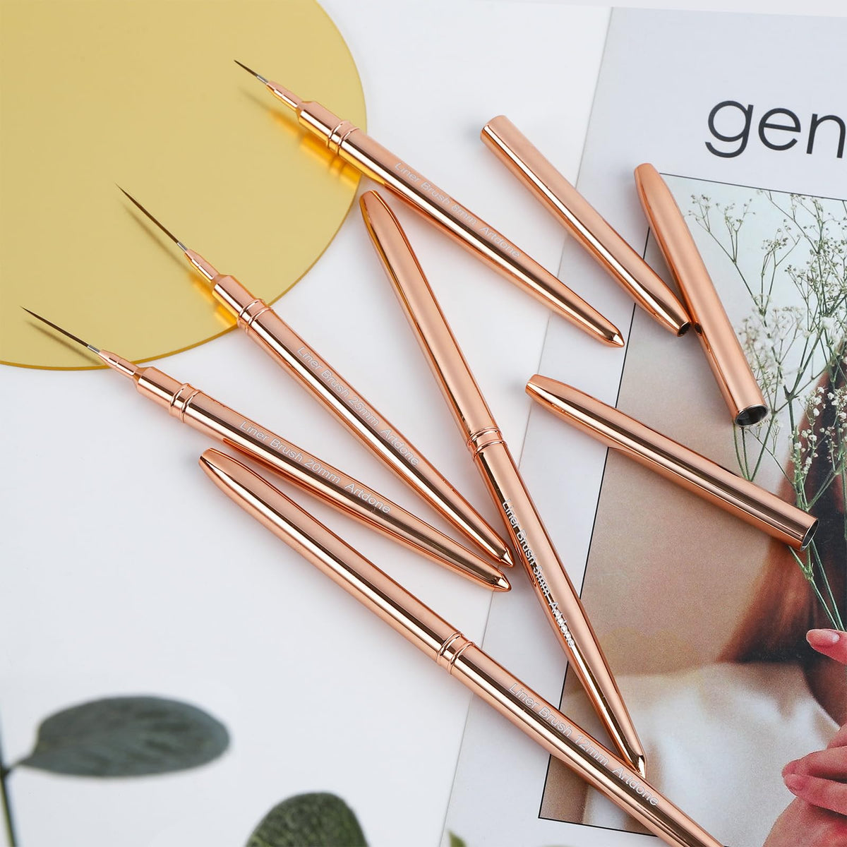 Emballage du set de stylos métalliques Artdone pour nail art