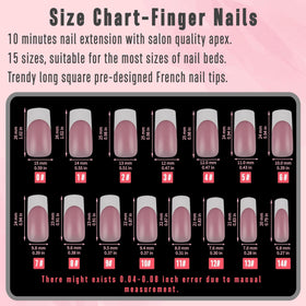 Emballage du set de tips d'ongles BERRY PINK NOVO OVO