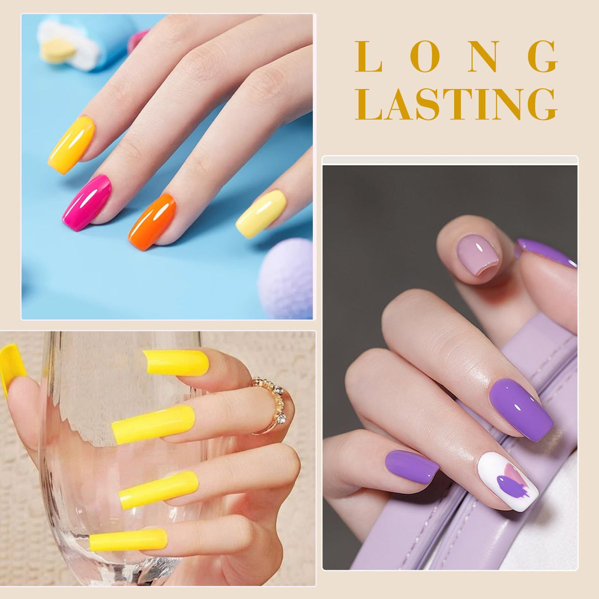Emballage du set de vernis à ongles en gel CANNI