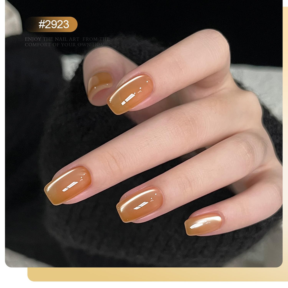 Emballage du set de vernis gel GAOY avec 6 couleurs