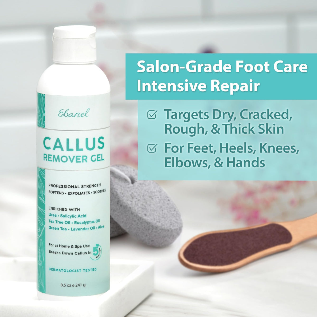 Emballage du set Ebanel pour soins des pieds