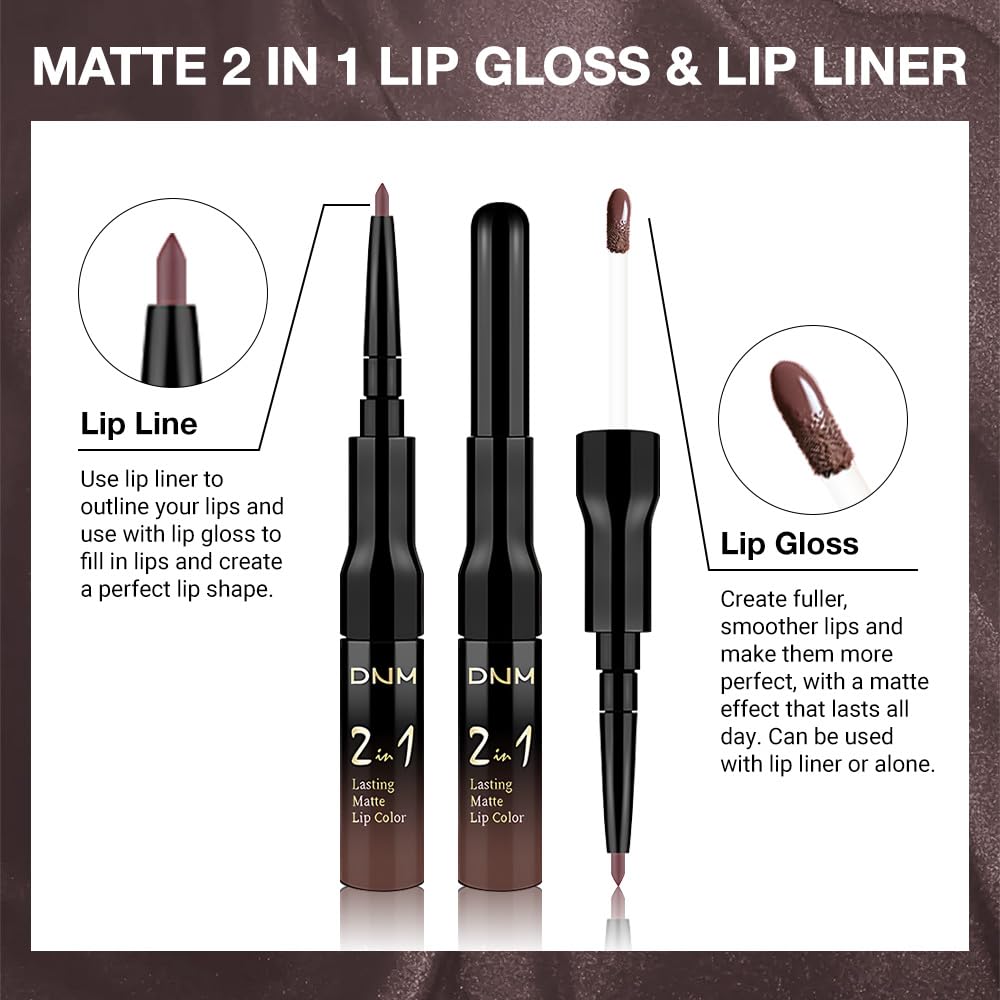 Emballage du set evpct crayon à lèvres et rouge à lèvres liquide