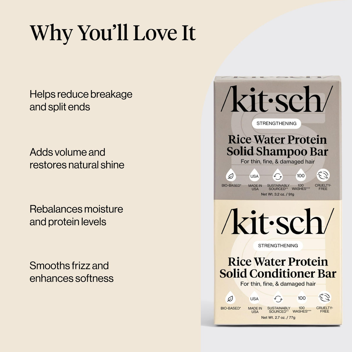 Emballage du set Kitsch à l'eau de riz