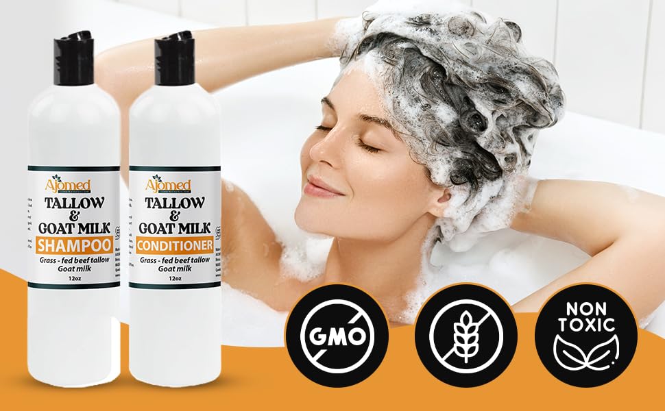 Emballage du shampoing Tallow & Lait de Chèvre