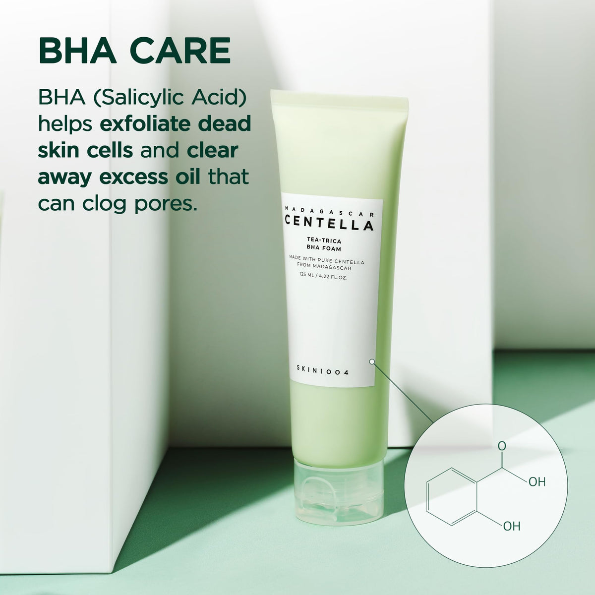 Emballage du SKIN1004 Foam Nettoyant Tea-Trica BHA