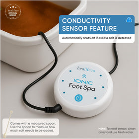 Emballage du spa de pieds ionique Healifeco