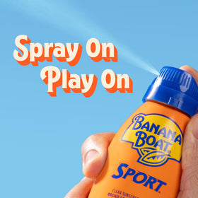 Emballage du spray solaire Banana Boat Sport SPF 50