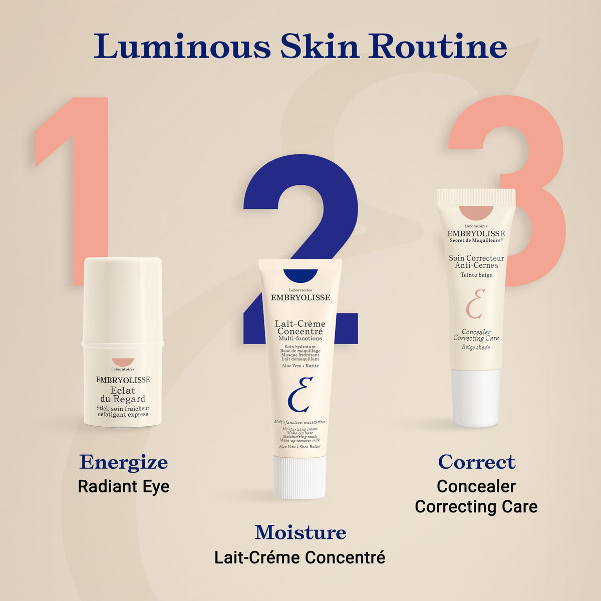 Emballage du Stick Contour des Yeux Embryolisse 20g