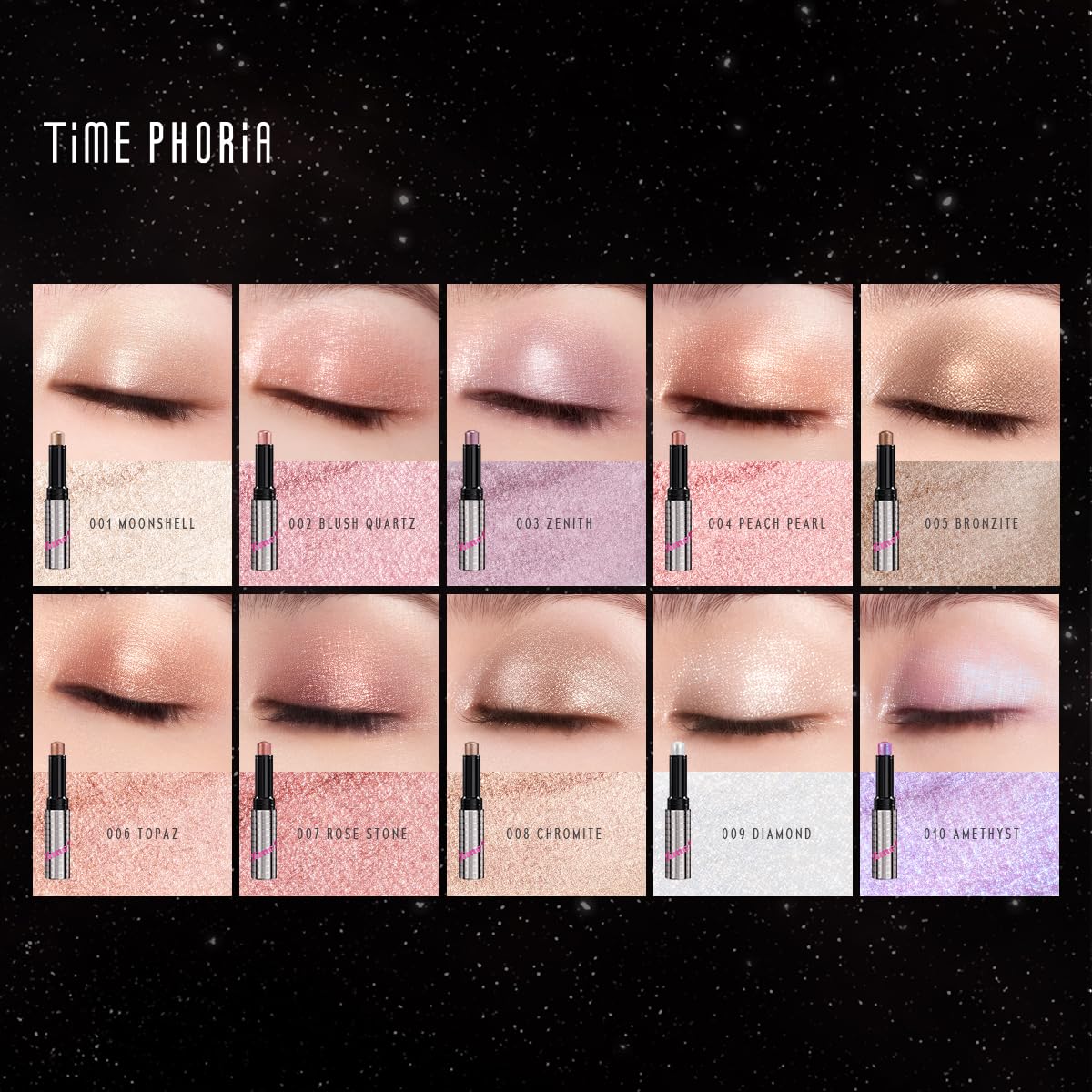 Emballage du TIMEPHORIA Illumina Jelly Gel Eyeshadow Stick 006 Topaz
