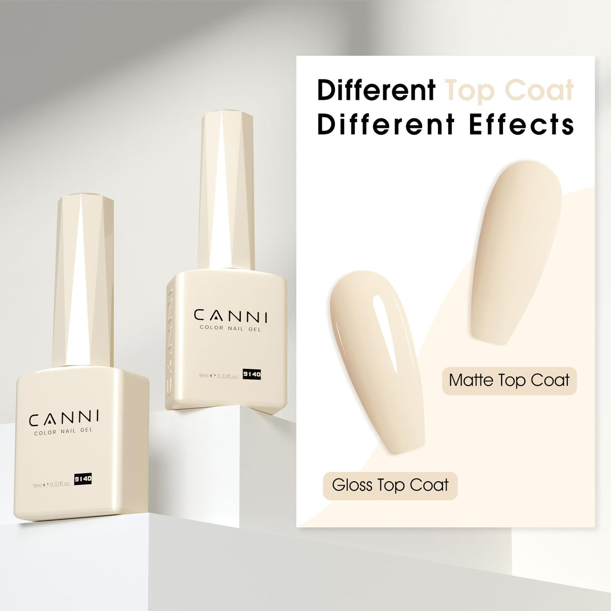 Emballage du Vernis à Ongles Gel CANNI 9ml
