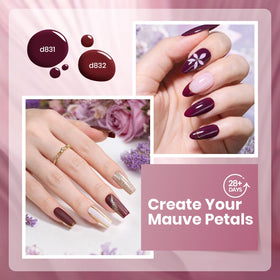 Emballage élégant du set de vernis à ongles beetles