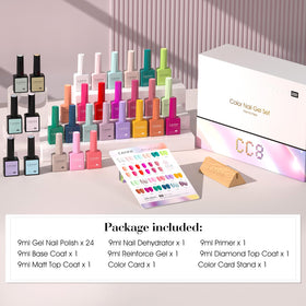 Emballage élégant du Set de Vernis Gel CANNI
