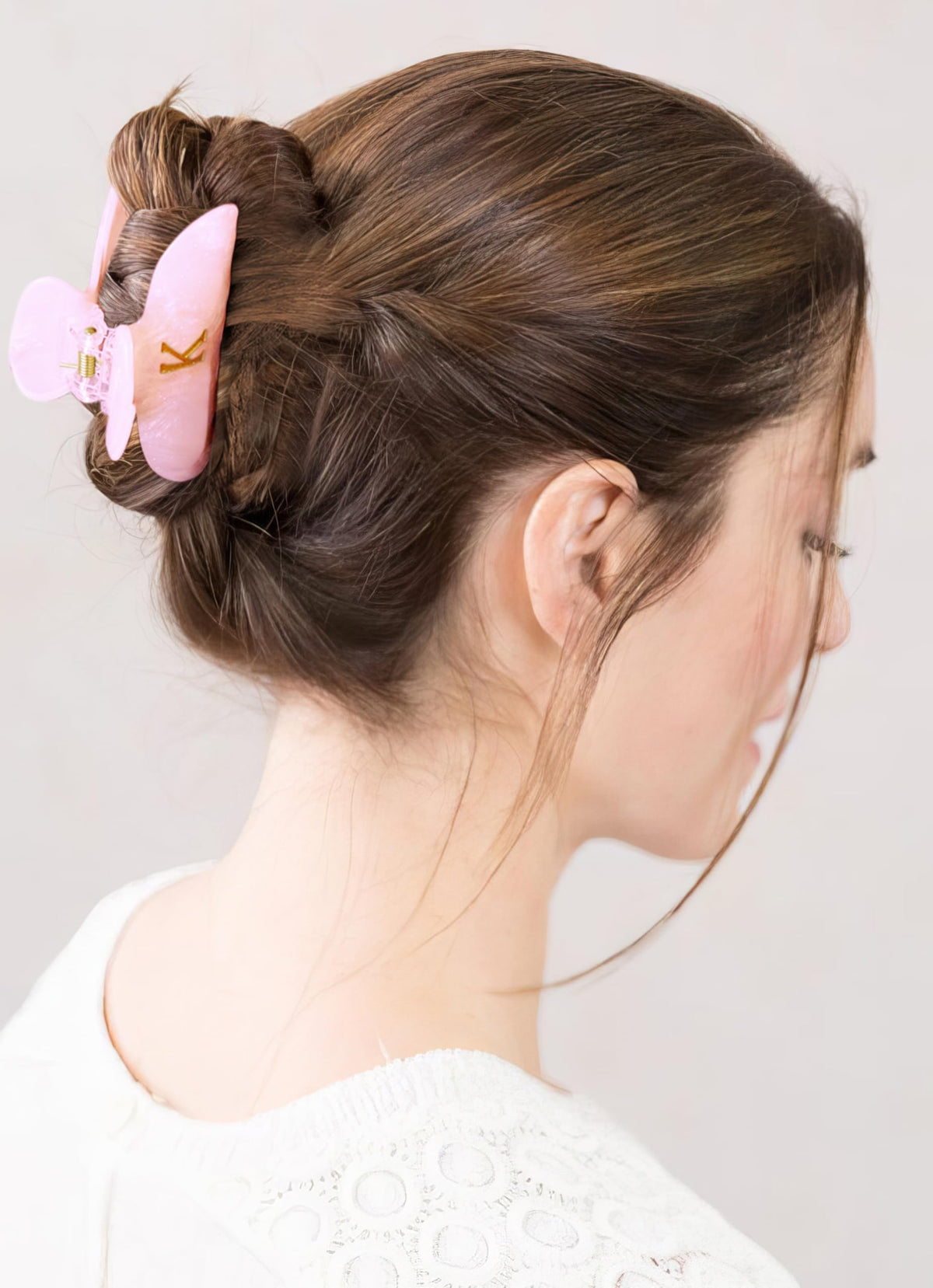 Emballage en velours du clip cheveux Fohufo