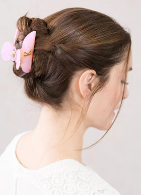 Emballage en velours du clip cheveux Fohufo
