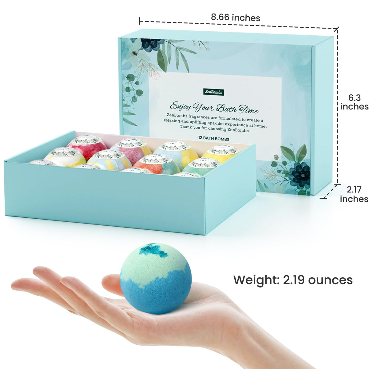 Emballage individuel des bombes de bain ZenBombs