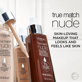Emballage L'Oreal Paris True Match Nude fond de teint sérum hydratant