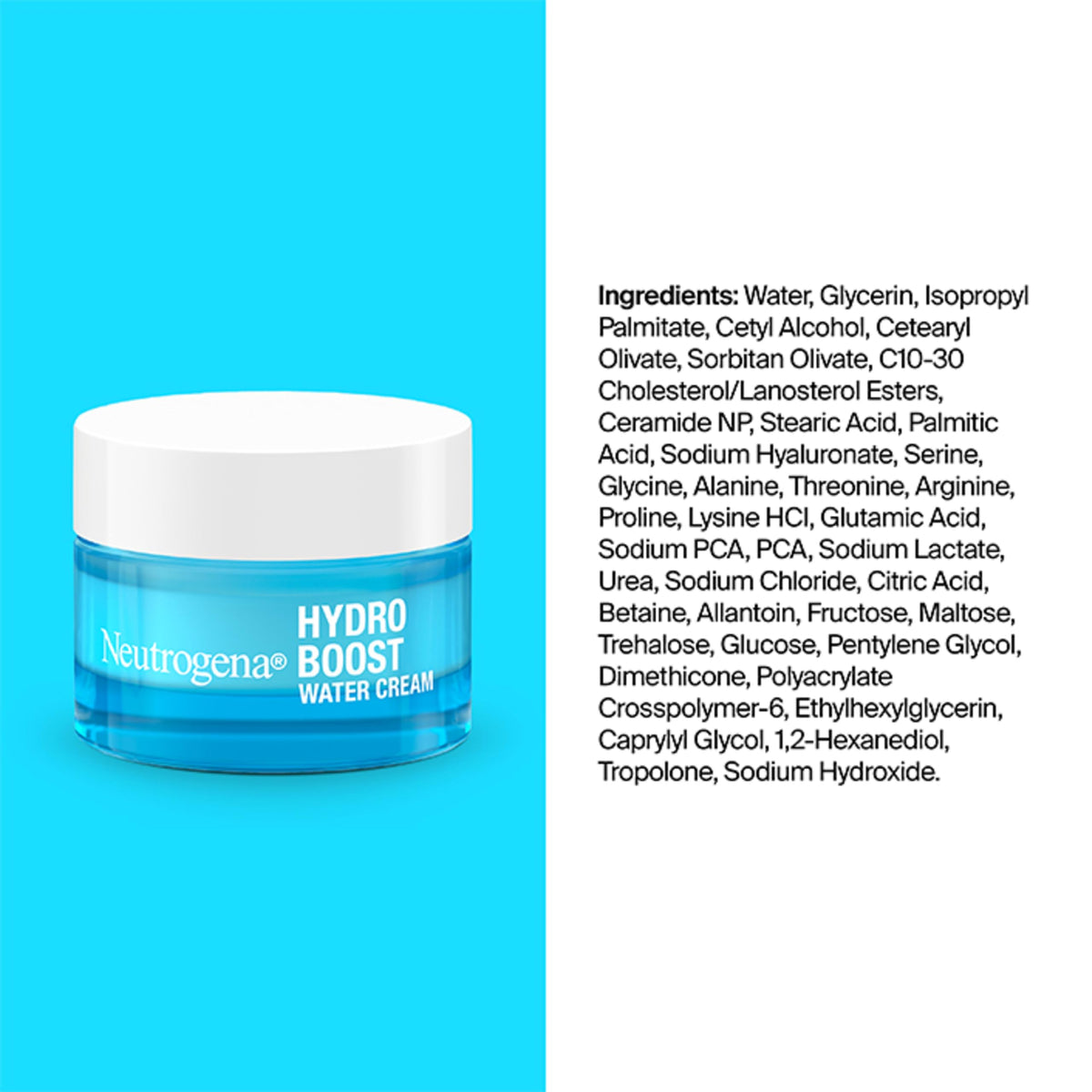 Emballage Neutrogena Hydro support Crème et Gel Nettoyant
